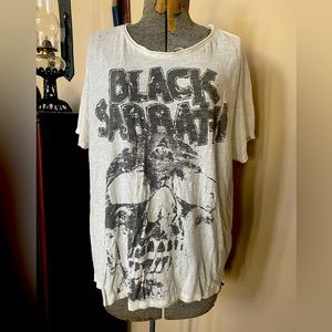 Magnolia Pearl NEW "ELECTRIC FUNERAL T" Black Sabbath Jersey Tees T-shirt